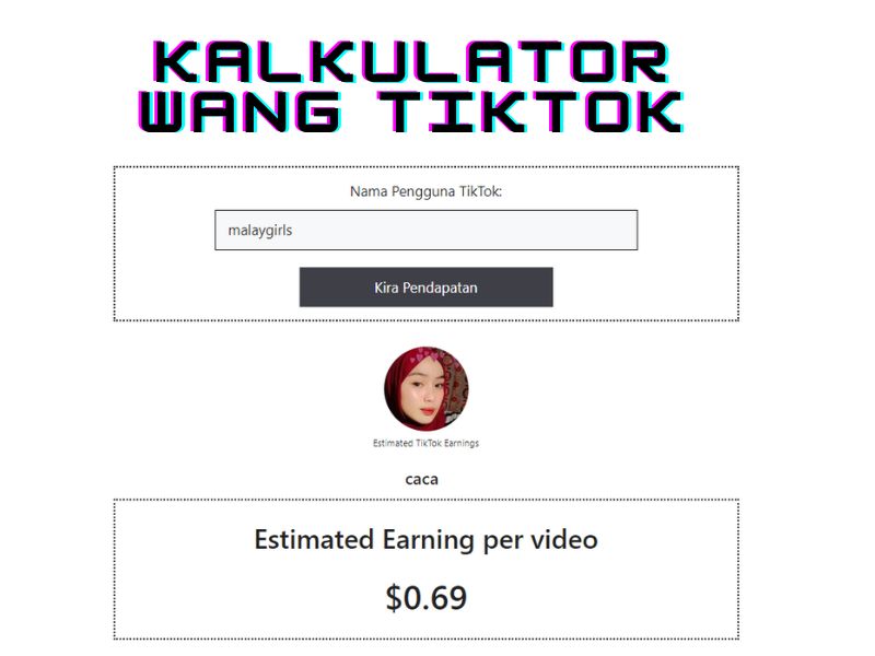 Kalkulator Wang Tiktok